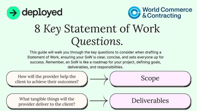 8 Key Statement of Work Questions