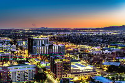Phoenix city at night